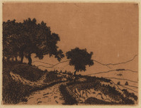 KG 09651
<br/>
Landschap met paadje bij Collioure
<br/>
<em>Bosch, Lodewijk Johannes (1894-1980)</em>